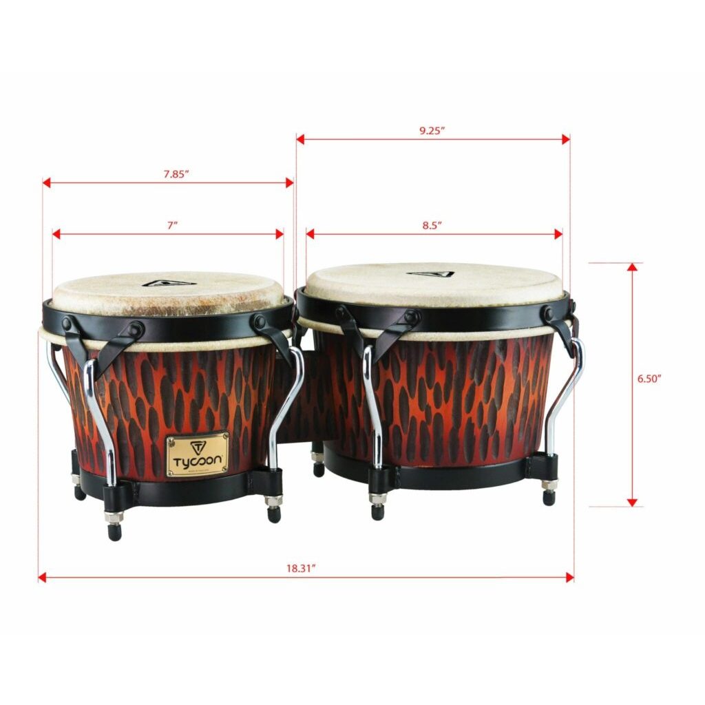 SUPREMO SELECT CHISELED ORANGE SERIES BONGOS | Tycoon