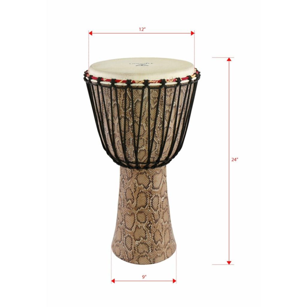 Master Fantasy Boa Rope-tuned Djembe 