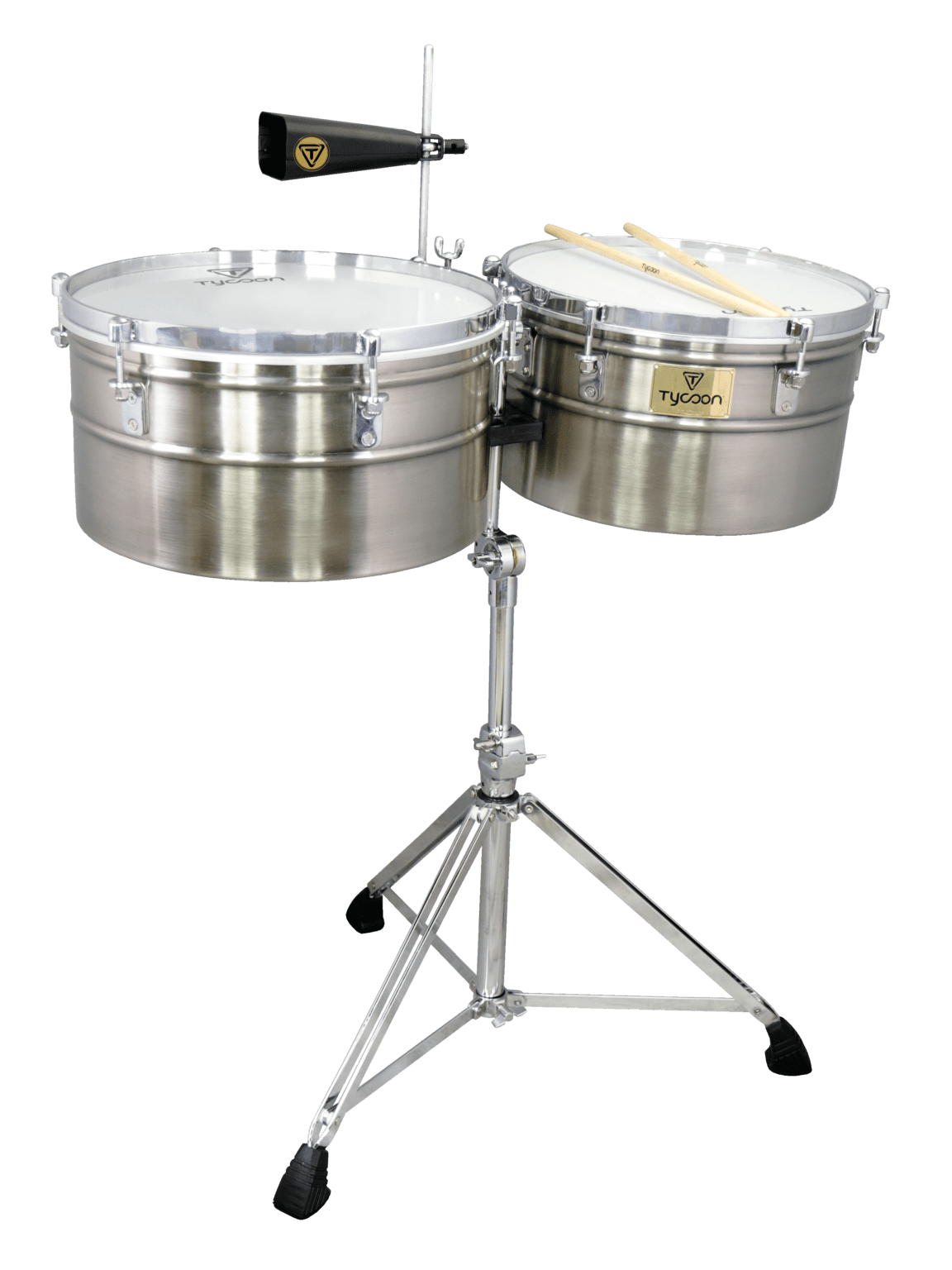 TTI_L-1516 BC (15&16 DEEF SHELL BRUSHED CHROME TIMBALS) | Tycoon